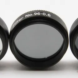 365Astronomy ND09 Neutral Density Filter with 13% Transmission, 1.25", M28, ND96-0.9