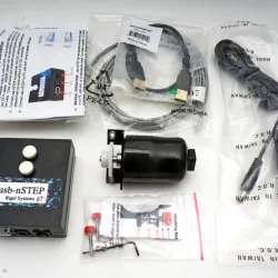 RIGEL Stepper Motor, USB nStep Focus Control with BUTTONS and Installation Kit for Baader Steeltrack Newtonian Focuser