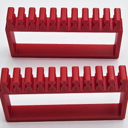 365AstroBits 3D Printed Cable Management Clip for ZWO ASIair PLUS - Red - Set of 2