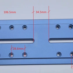 NOVAStar Losmandy-style Dovetail Bar 13" - 330mm - BLUE
