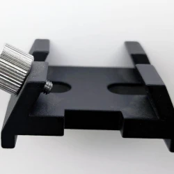SkyWatcher-style Shoe for Finderscope Bracket with 2 Wide Holes - BLACK