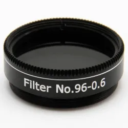 365Astronomy ND06 Neutral Density Filter with 25% Transmission, 1.25", M28, ND96-0.6