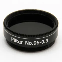365Astronomy ND09 Neutral Density Filter with 13% Transmission, 1.25", M28, ND96-0.9