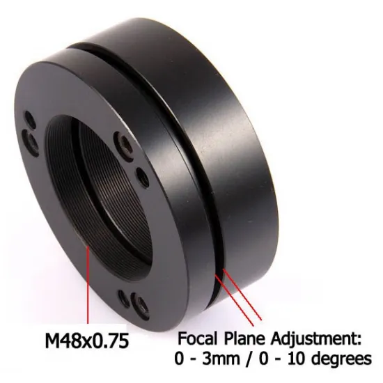 Camera Tilting Unit - CTU M48x0.75 - Focal Plane Adjusting Ring