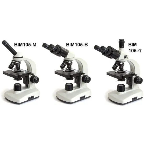BTC BIM105T Biological Microscope with 4 Objectives and Trinocular Head ...