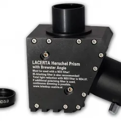 Lacerta Brewster-angle Herschel Wedge with 30mm Prism, T-thread, ND3.0, 1,25" Nosepiece and 1.25" Eyepiece Holder