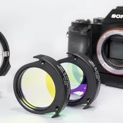 DEO-Tech OWL Canon EF Lens to Sony E-mount Drop-In Filter Adapter Filter Drawer BUNDLE with Optolong L-PRO MAX 2" & UHC 2"