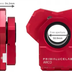 Primaluce Lab ESATTO 2" LP Low Profile Robotic Microfocuser with ARCO 2" Rotator