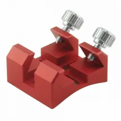 PrimaLuce Lab DX Deluxe Finderscope Shoe for Finderscope Bracket with 4 Long Holes - RED