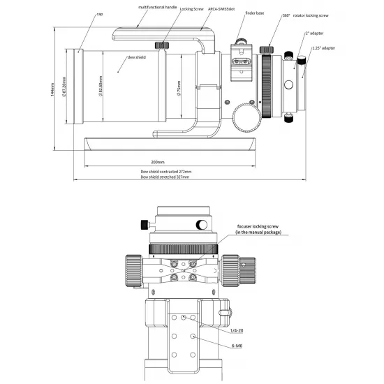 SharpStar 61EDPH Mk III ED Triplet Apochromatic Refractor Telescope ...