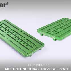 ASKAR LDP200 Losmandy-style Universal Dovetail Plate - 200mm - BLUE