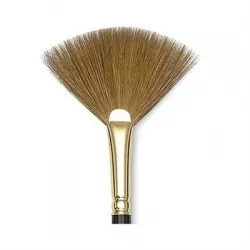 Sable2 - 18mm Pure Red Sable Fan Brush from Photonic Cleaning Technologies