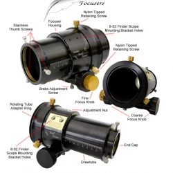 Starlight Instruments FTF2515HD Feather Touch® 2.5" Diameter Dual Speed Focuser 1.5" Draw tube travel, and Brake