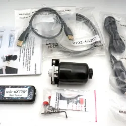 RIGEL Stepper Motor, USB nStep Focus Control and Installation Kit for Baader Steeltrack Newtonian Focuser