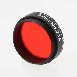 Castell #23A Light Red Planetary Filter 25% Transmission -  1.25"
