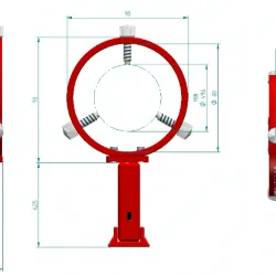 Primaluce Lab Guide Rings Support SET for ECCO - Set of PLLANGU80P and PLLECCOSUP-PL