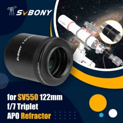 Svbony SV209 Focal Reducer/Field Flattener 0.8x for SV550 122F7 Triplet APO Refractor