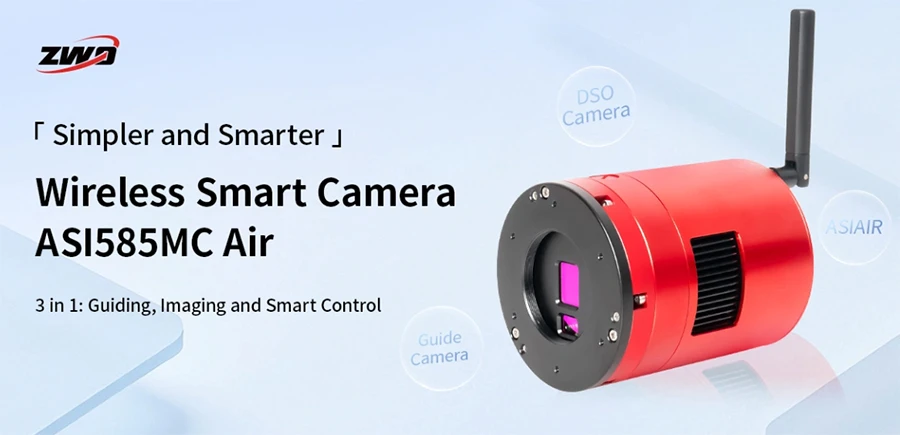 ZWO ASI585MC-AIR USB3.0 Cooled Wireless Smart Camera
