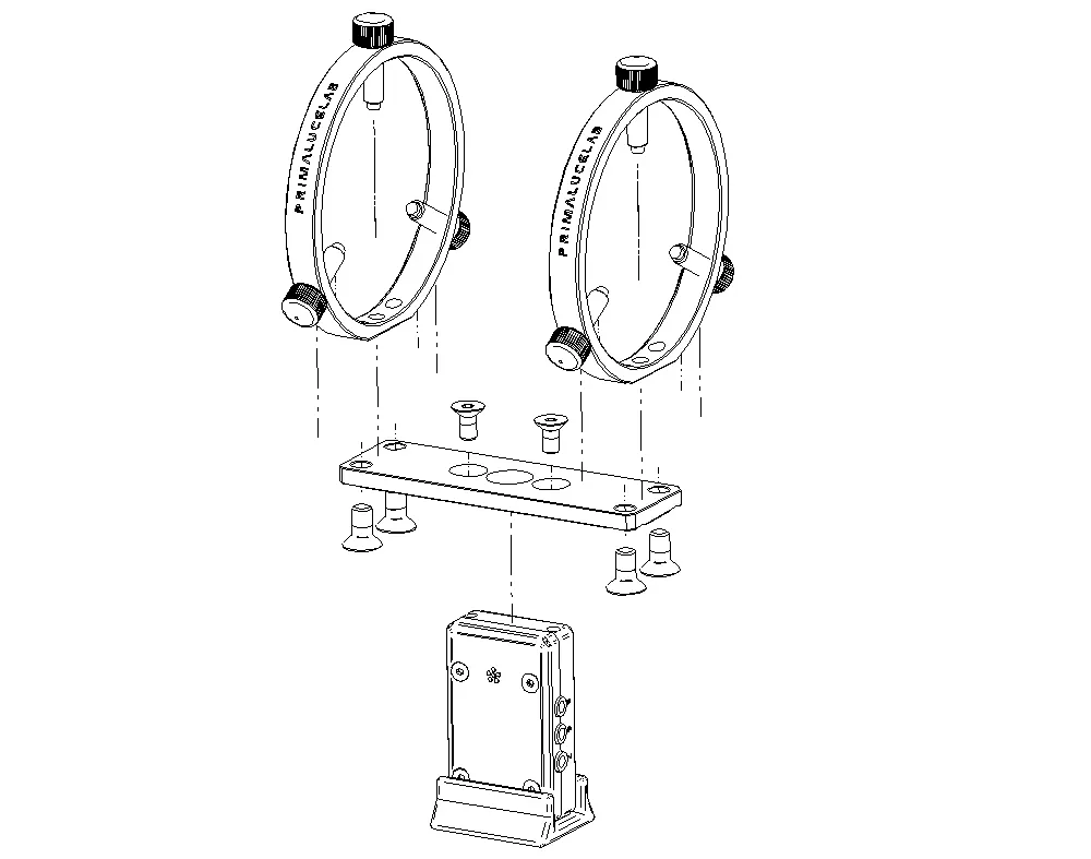 Primaluce Lab Guide Rings Support Plate for ECCO - ECCOSUP-PL