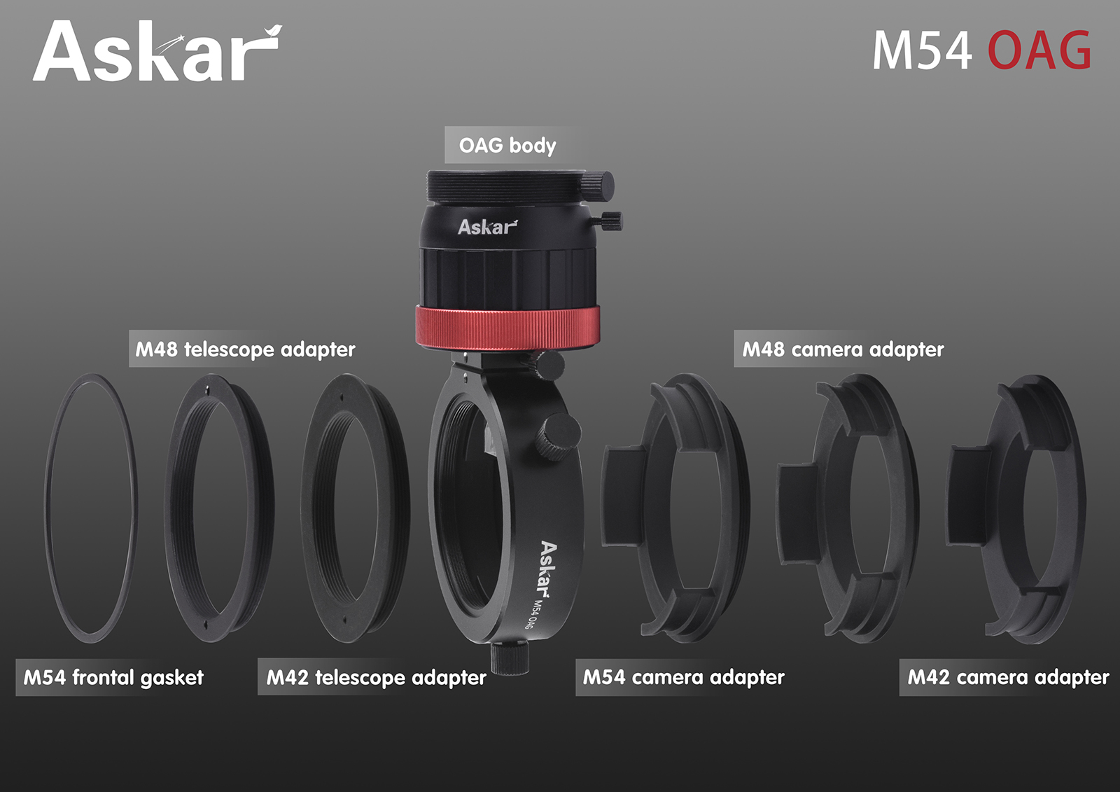 ASKAR M54 OAG - Off Axis Guider Adapter - ASKAR-M54-OAG